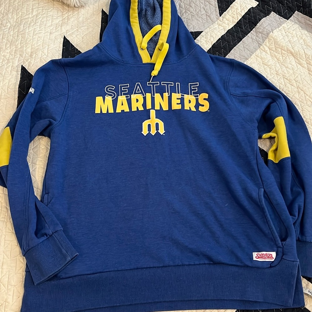 Seattle Mariners Stitches hoodie sweatshirt XL Baseball MLB